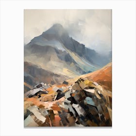 Scafell England 8 Mountain Painting Canvas Print