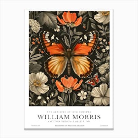 William Morris Exhibition Insects Series 8 Canvas Print