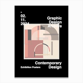 Graphic Design Archive Poster 06 Canvas Print