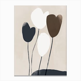 Soft Resonance Minimalist Style Canvas Print