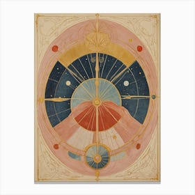 Astronomical Compass Canvas Print