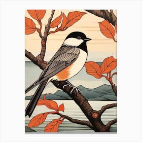 Art Nouveau Birds Poster Common Tern 3 Canvas Print