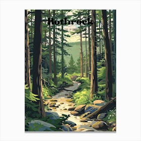 Rothrock State Forest Tranquil Digital Travel Art Canvas Print