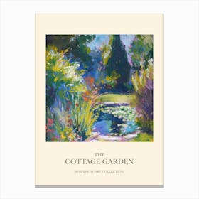 Cottage Garden Poster Fairy Pond 1 Canvas Print