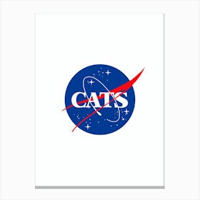 Cats Nasa Canvas Print