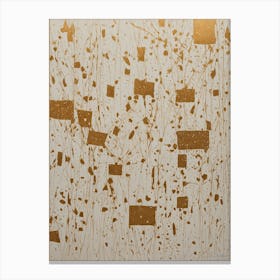 Gold Splatter no2 Canvas Print