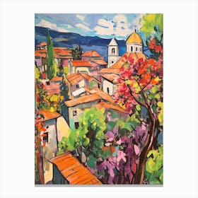 Lucca Italy 4 Fauvist Painting Canvas Print