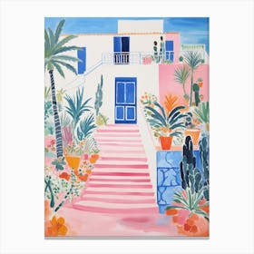 Matisse Inspired Fauvism Italian Garden Poster Canvas Print