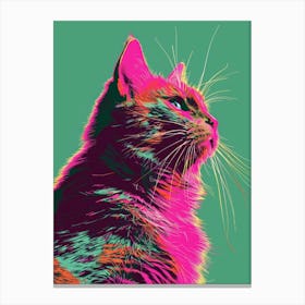 Pop Cat 4 Canvas Print