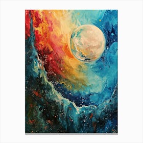 Moon In The Sky Canvas Print