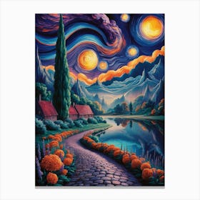 Starry Night 17 Canvas Print