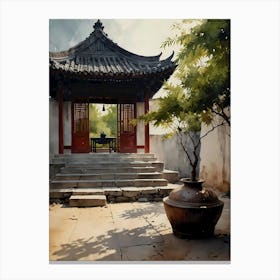 Chinese Garden 2 Canvas Print