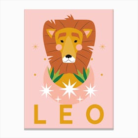 Leo Zodiac Canvas Print