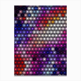 Abstract Background With Circles 2 Canvas Print
