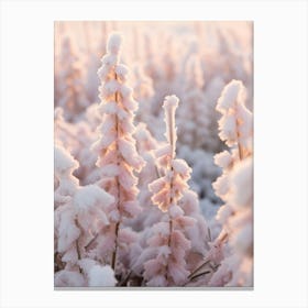 Frosty Botanical Snapdragon 2 Canvas Print