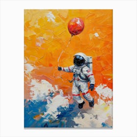 Astronaut In Space 14 Canvas Print