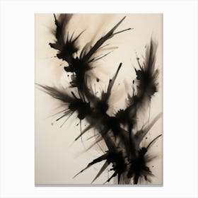 Asian Brushstrokes Canvas Print