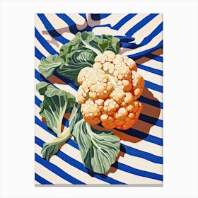 Cauliflower Summer Illustration 3 Canvas Print