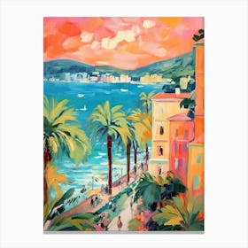 French Riviera Vintage 2 Canvas Print