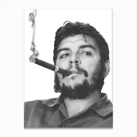 Che Guevara Line Art 2 Canvas Print