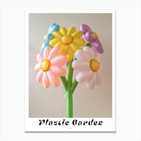 Dreamy Inflatable Flowers Poster Daisy 5 Canvas Print