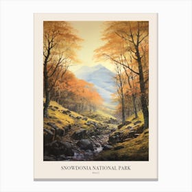 Snowdonia National Park Uk Trail Poster Canvas Print