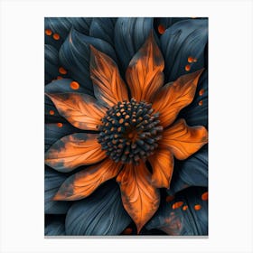 Abstract Flower 15 Canvas Print
