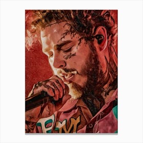 Post Malone print art Canvas Print