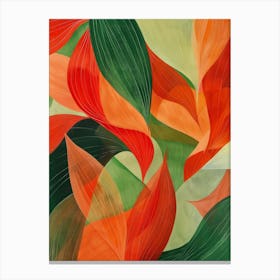 Abstract Leaves 28 Canvas Print