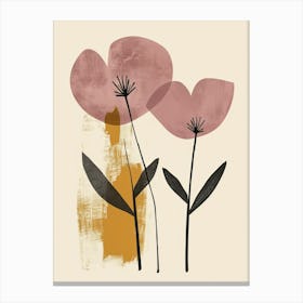 Melbourne Flower Market Boho Minimalist Style 1 Canvas Print