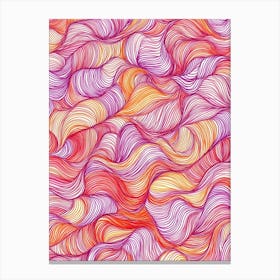 Abstract Seamless Pattern Canvas Print