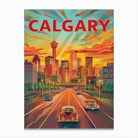 Calgary Cityscape Canvas Print