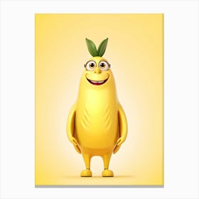 Funny Banana 6 Canvas Print