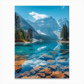 Lake Banff Canvas Print