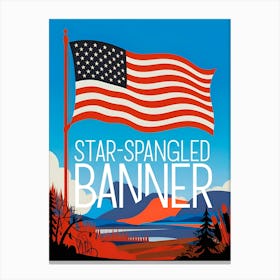 Star Spangled Banner 1 Canvas Print