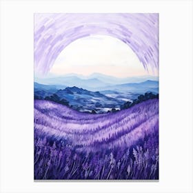 Lavender Field 4 Canvas Print