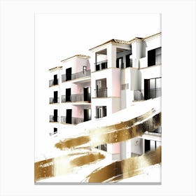 Apartment Building Canvas Print