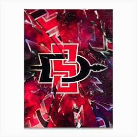 San Diego State Aztecs 1 Canvas Print