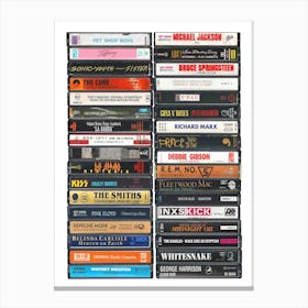 1987 Music - Cassette Print - Born in '87 Canvas Print