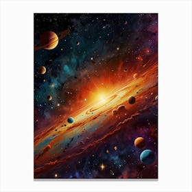 Magic space 1 Canvas Print