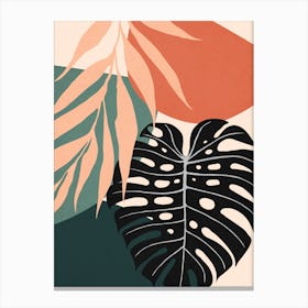 Botanical and tropical floral 7 Canvas Print