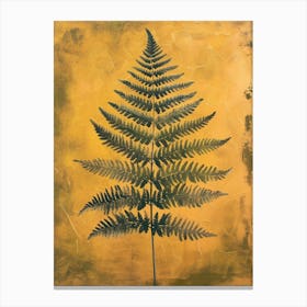 Royal Fern Painting 4 Canvas Print