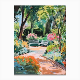 Chelsea Physic Garden London Parks Garden 8 Painting Canvas Print