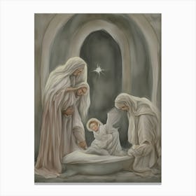 Nativity Of Jesus Canvas Print