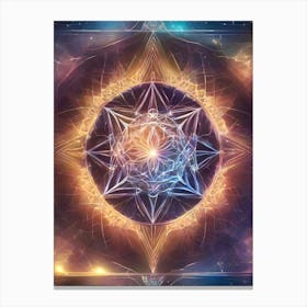 Crystal Geometry Canvas Print