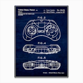 Saturn Controller 1997 Canvas Print