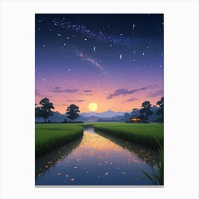 Night Sky 1 Canvas Print