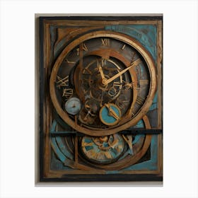 Clock Canvas Print