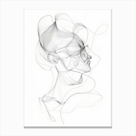 Woman'S Face 4 Canvas Print