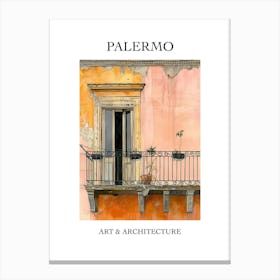 Palermo Travel And Architecture Poster 4 Canvas Print